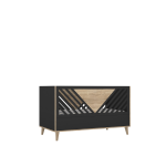 Łóżeczko 1 70x140 cm Tutu Black Bami  