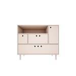 Komoda dziecięca River - piaskowy beż, szer. 96 cm