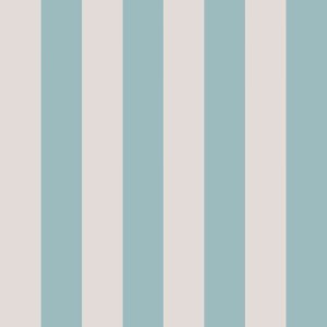 Tapeta dziecięca w pasy niebieskie na jasnym tle