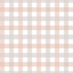 Tapeta dziecięca w drobną kratkę beżowo-różową