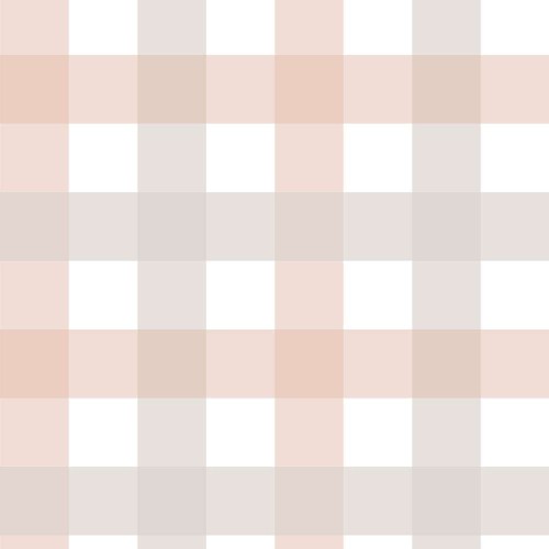 tapeta-dziecieca-w-kratke-bezowo-rozowa