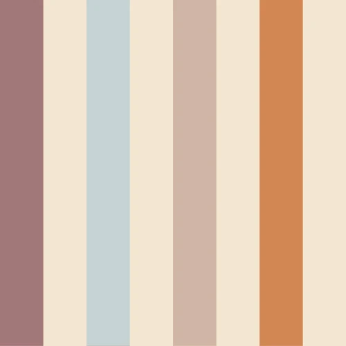 tapeta-dziecieca-w-cieple-paski-bezowe-kolorowe