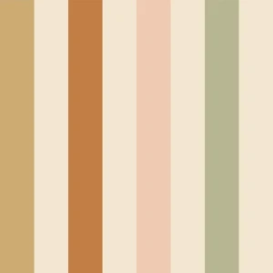 Tapeta dziecięca w naturalne paski