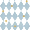 tapeta-dziecieca-w-romby-z-gwiazdkami