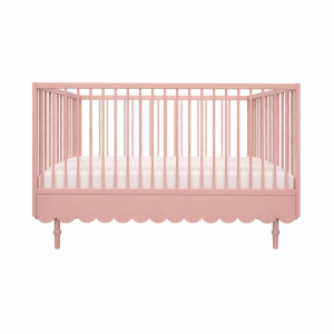 Łóżko dziecięce tapczanik Babushka - różowe, 70x140 cm