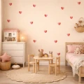 tapeta-dziecieca-dwukolorowe-serduszka-aranzacja-pokoj
