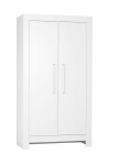 Szafa dziecięca 2-drzwiowa Calmo - biała, szer. 111 cm