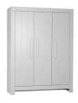 Szafa dziecięca 3-drzwiowa Calmo - szara, szer. 156 cm