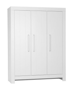Szafa dziecięca 3-drzwiowa Calmo - biała, szer. 156 cm