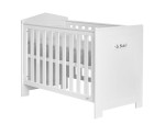 Łóżeczko niemowlęce Marsylia - białe, 60x120 cm