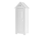 Szafa dziecięca 1-drzwiowa Marsylia - biała, szer. 72 cm