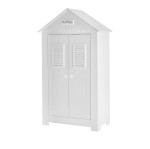 Szafa dziecięca 2-drzwiowa Marsylia - biała, szer. 107,5 cm