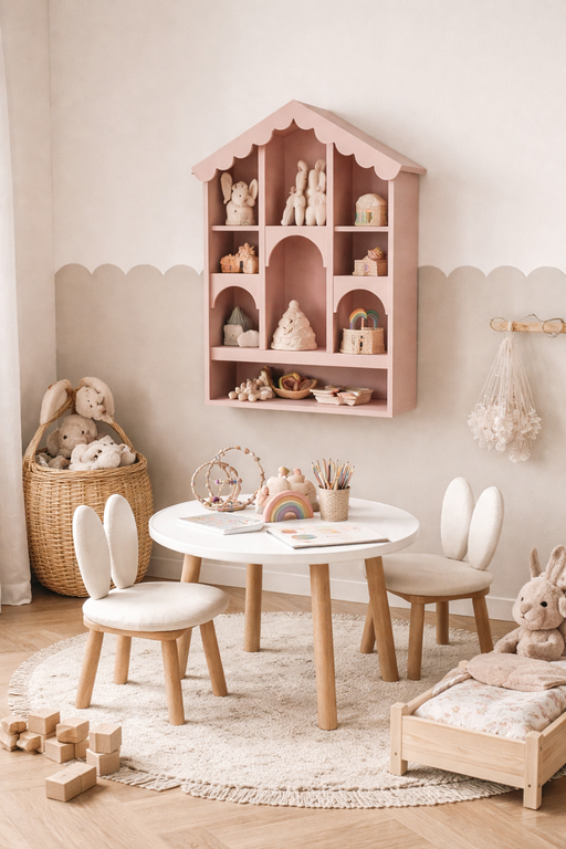 Domek dla myszek różowy